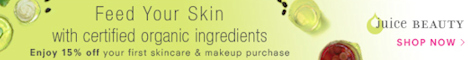Feed Your Skin - 15% off first purchase plus free shipping over $30 @JuiceBeauty